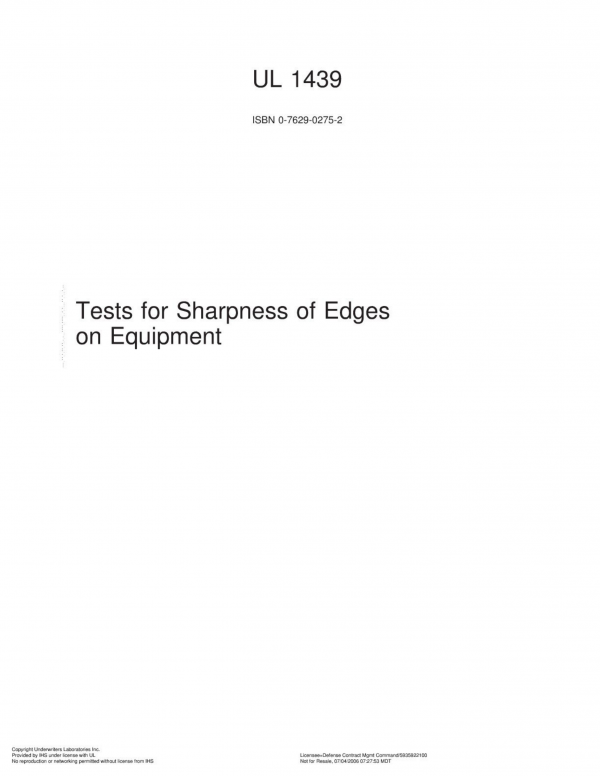 UL 1439 PDF UL 1439 PDF